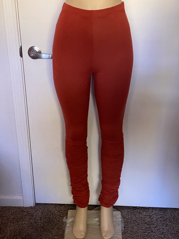 Rust Stacked Leggings