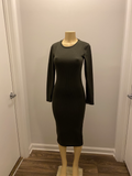 Crew Neck Midi Dress