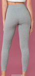 Heather Grey Cropped Leggings