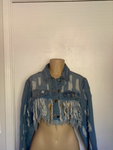 Denim Distressed Jacket