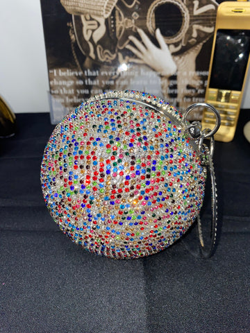 Round Ball Clutch Handbag